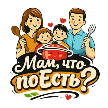 Логотип загрузки заведения Мам, что поЕсть?